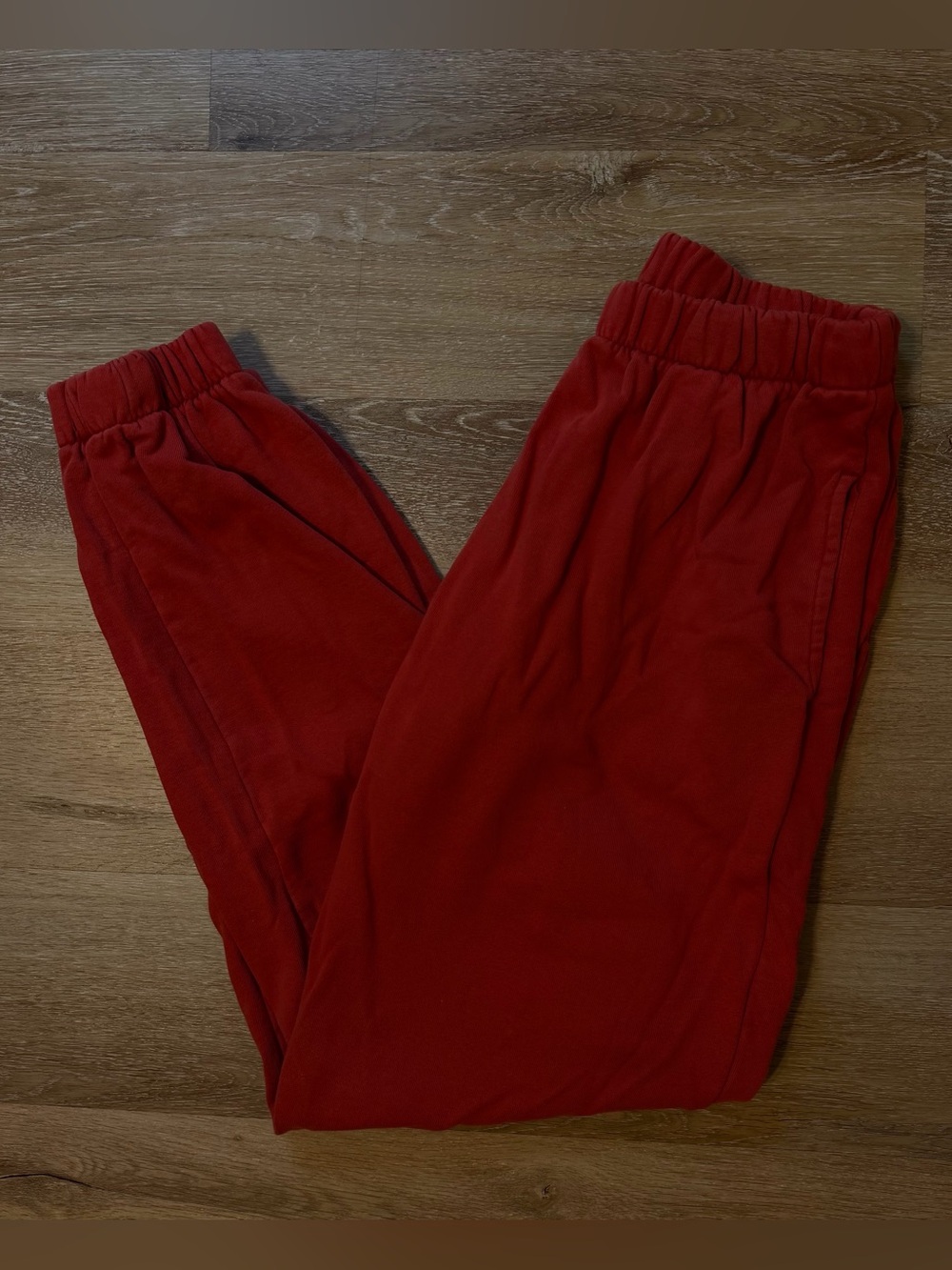 John Galt Brandy Melville Rosa Sweatpants Red Joggers